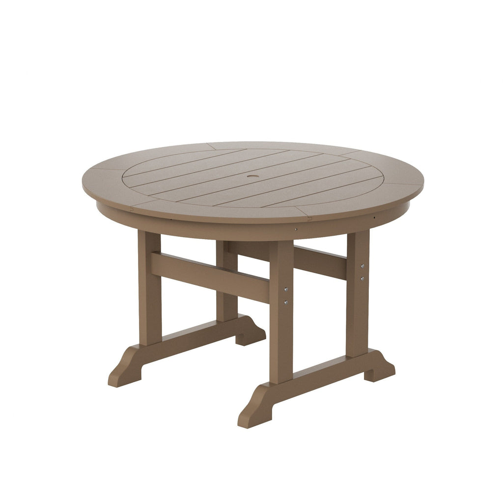 Ensemble de salle à manger d'extérieur Polytrends Shoreside, 5 pièces, carré, en polyester, respectueux de l'environnement, toutes saisons, avec fauteuils
