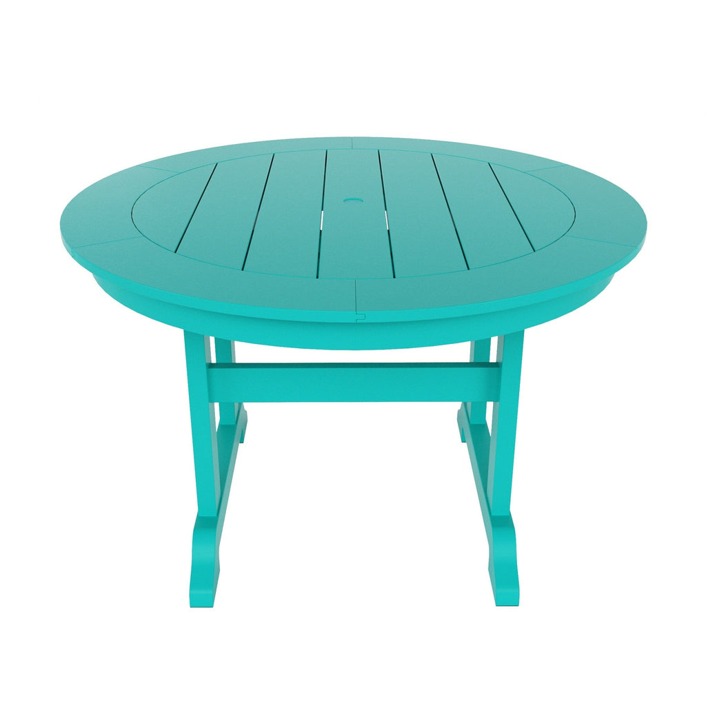 Ensemble de salle à manger d'extérieur Polytrends Shoreside, 5 pièces, carré, en polyester, respectueux de l'environnement, toutes saisons, avec fauteuils