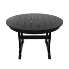 Ensemble de salle à manger d'extérieur Polytrends Shoreside, 5 pièces, carré, en polyester, respectueux de l'environnement, toutes saisons, avec fauteuils