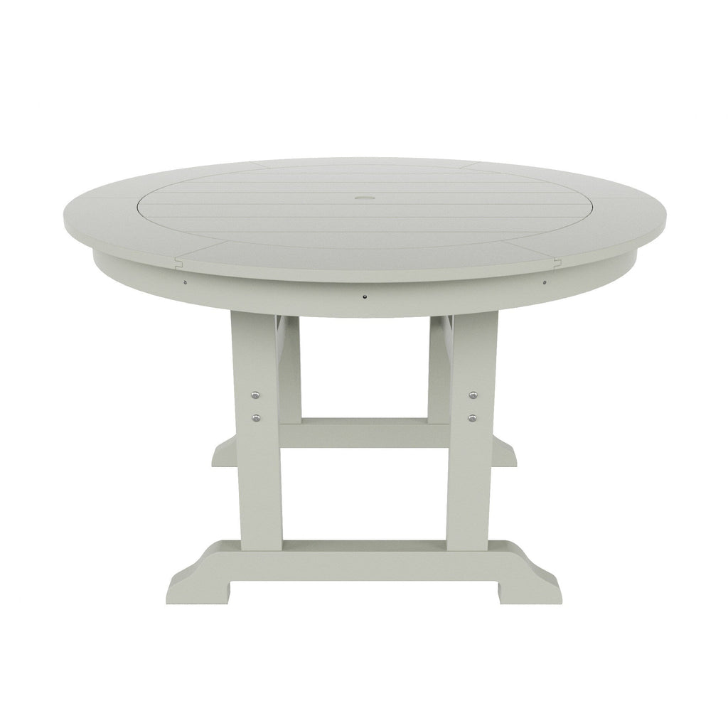 Ensemble de salle à manger d'extérieur Polytrends Shoreside, 5 pièces, carré, en polyester, respectueux de l'environnement, toutes saisons, avec fauteuils