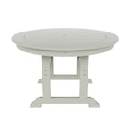 Ensemble de salle à manger d'extérieur Polytrends Shoreside, 5 pièces, carré, en polyester, respectueux de l'environnement, toutes saisons, avec fauteuils