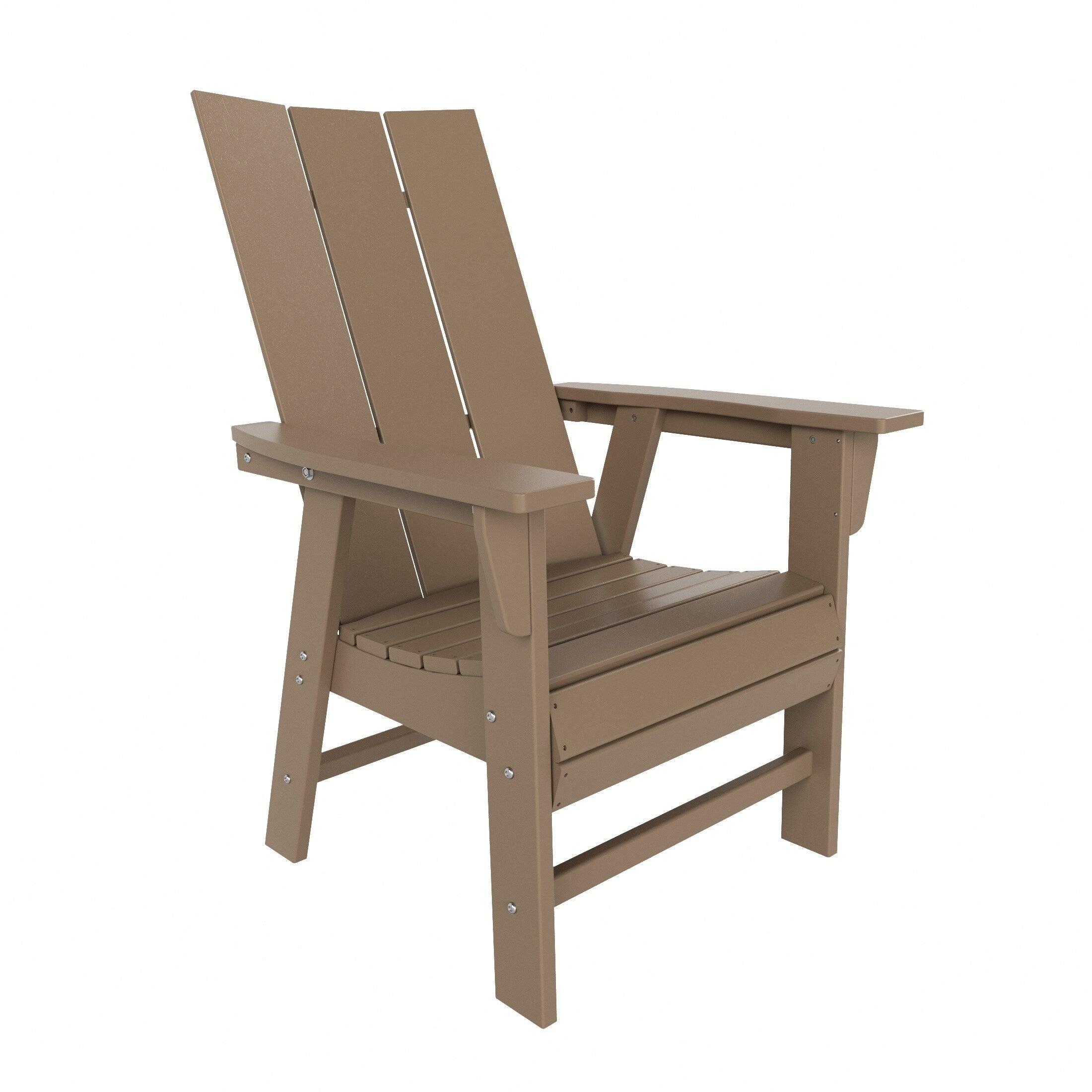 Ensemble de salle à manger d'extérieur Polytrends Shoreside, 5 pièces, carré, en polyester, respectueux de l'environnement, toutes saisons, avec fauteuils