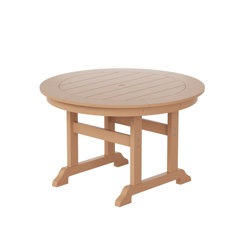 Ensemble de salle à manger d'extérieur Polytrends Shoreside, 5 pièces, carré, en polyester, respectueux de l'environnement, toutes saisons, avec fauteuils