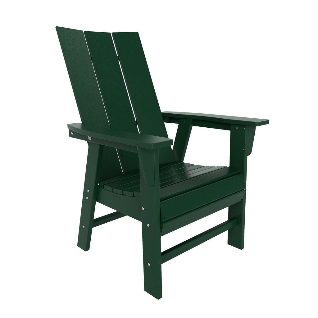 Ensemble de salle à manger d'extérieur Polytrends Shoreside, 5 pièces, carré, en polyester, respectueux de l'environnement, toutes saisons, avec fauteuils