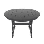 Ensemble de salle à manger d'extérieur Polytrends Shoreside, 5 pièces, carré, en polyester, respectueux de l'environnement, toutes saisons, avec fauteuils