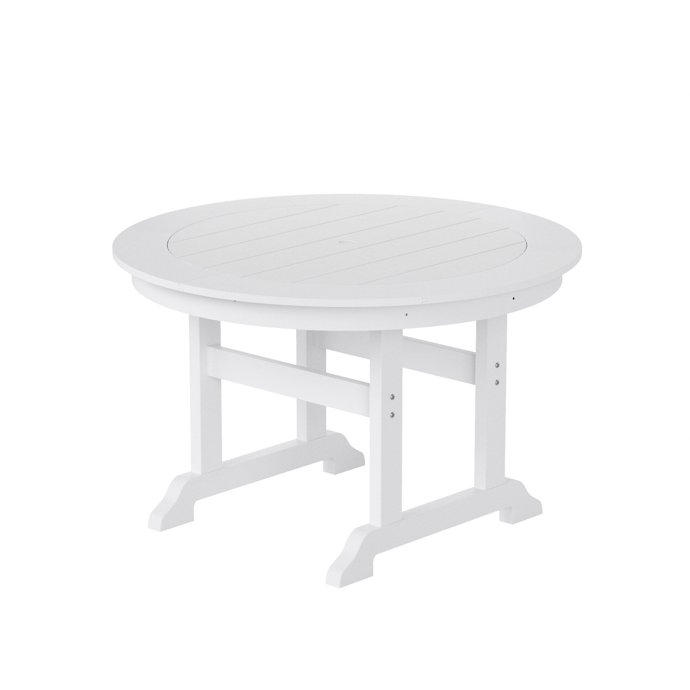 Ensemble de salle à manger d'extérieur Polytrends Shoreside, 5 pièces, carré, en polyester, respectueux de l'environnement, toutes saisons, avec fauteuils