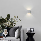 Applique murale LED moderne et étanche en aluminium avec faisceau réglable, 10 W, 4 000 K, blanc froid, pour intérieur et extérieur