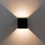 Applique murale LED moderne et étanche en aluminium avec faisceau réglable, 10 W, 4 000 K, blanc froid, pour intérieur et extérieur
