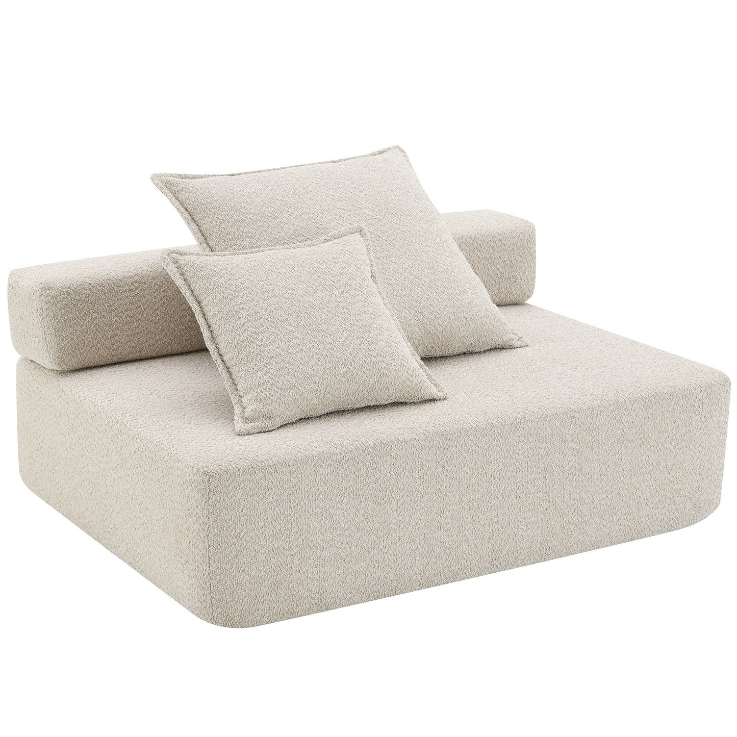 Canapé convertible moderne en U, cadre de causeuse pour canapé modulaire surdimensionné
