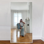 Miroir de sol moderne pleine longueur Miroir autoportant