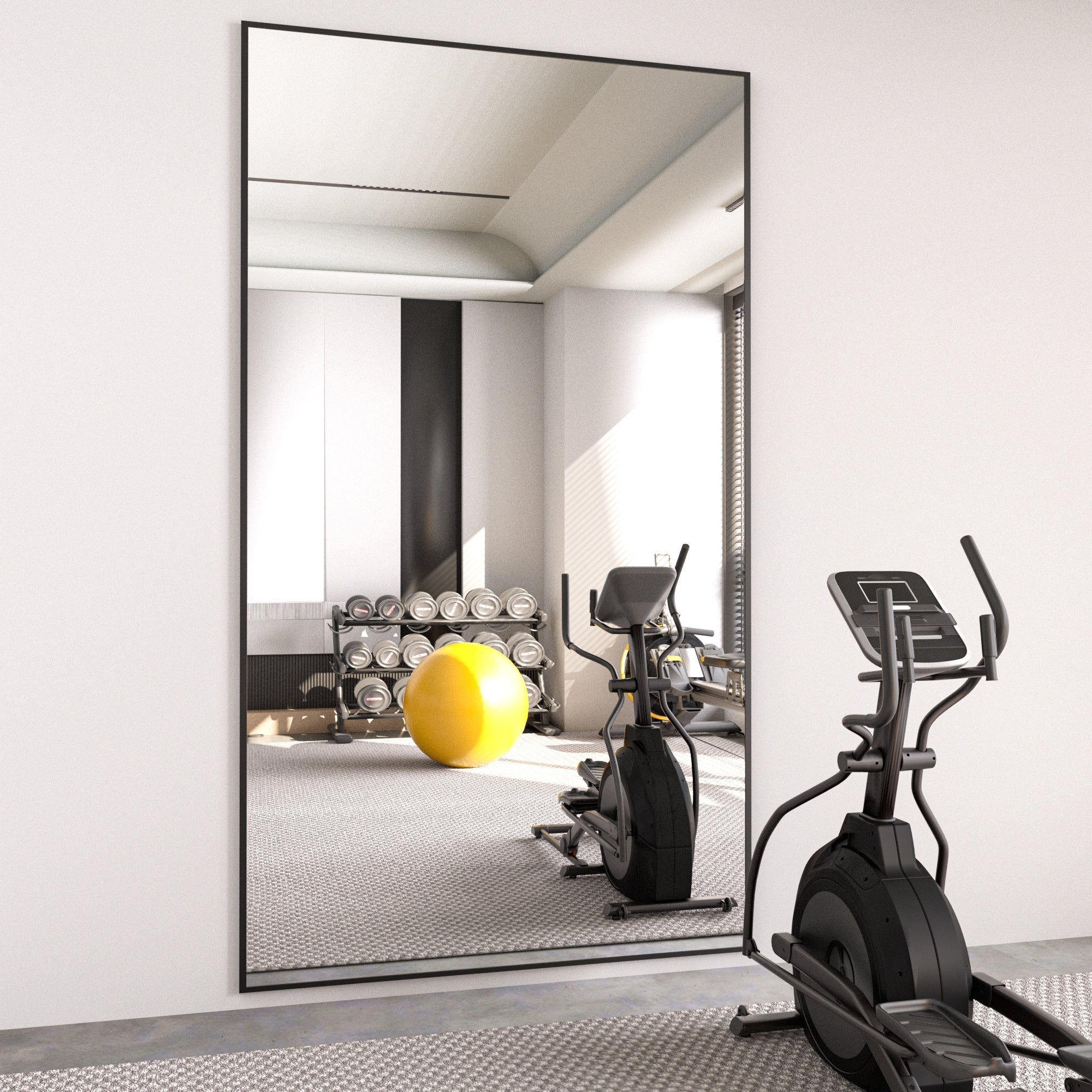 Miroir de sol moderne pleine longueur Miroir autoportant