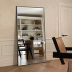 Miroir de sol moderne pleine longueur Miroir autoportant