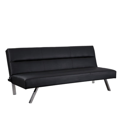 Canapé-lit futon moderne, canapé-lit futon convertible, canapé-lit en lin à dossier divisé pour salon