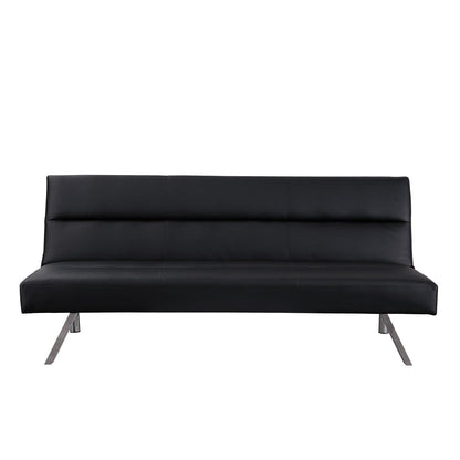 Canapé-lit futon moderne, canapé-lit futon convertible, canapé-lit en lin à dossier divisé pour salon
