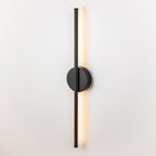 Applique murale de salle de bain à 1 lumière, linéaire et moderne, à intensité variable, à DEL intégrée, de 23,6 po