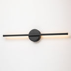 Applique murale de salle de bain à 1 lumière, linéaire et moderne, à intensité variable, à DEL intégrée, de 23,6 po
