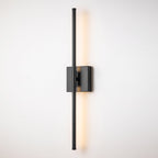 Applique murale de salle de bain à 1 lumière, linéaire et moderne, à intensité variable, à DEL intégrée, de 23,6 po