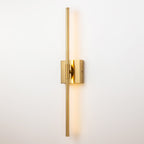 Applique murale de salle de bain à 1 lumière, linéaire et moderne, à intensité variable, à DEL intégrée, de 23,6 po