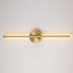 Applique murale de salle de bain à 1 lumière, linéaire et moderne, à intensité variable, à DEL intégrée, de 23,6 po