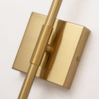 Applique murale de salle de bain à 1 lumière, linéaire et moderne, à intensité variable, à DEL intégrée, de 23,6 po