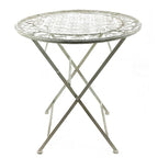Ensemble bistrot pliant 3 pièces en fer vieilli de Modern Home Marseille