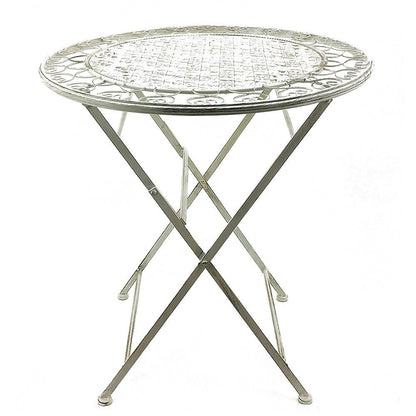 Ensemble bistrot pliant 3 pièces en fer vieilli de Modern Home Marseille