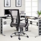 Chaise de bureau à dossier moyen Zuna de Modern Home