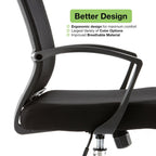 Chaise de bureau à dossier moyen Zuna de Modern Home