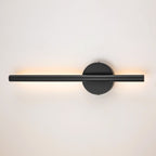 Applique murale moderne industrielle minimaliste en métal à LED intégrées à bande linéaire