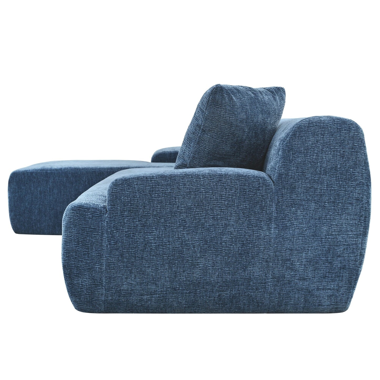 Canapé sectionnel moderne en forme de L, 2 pièces, avec assise profonde, idéal pour le salon