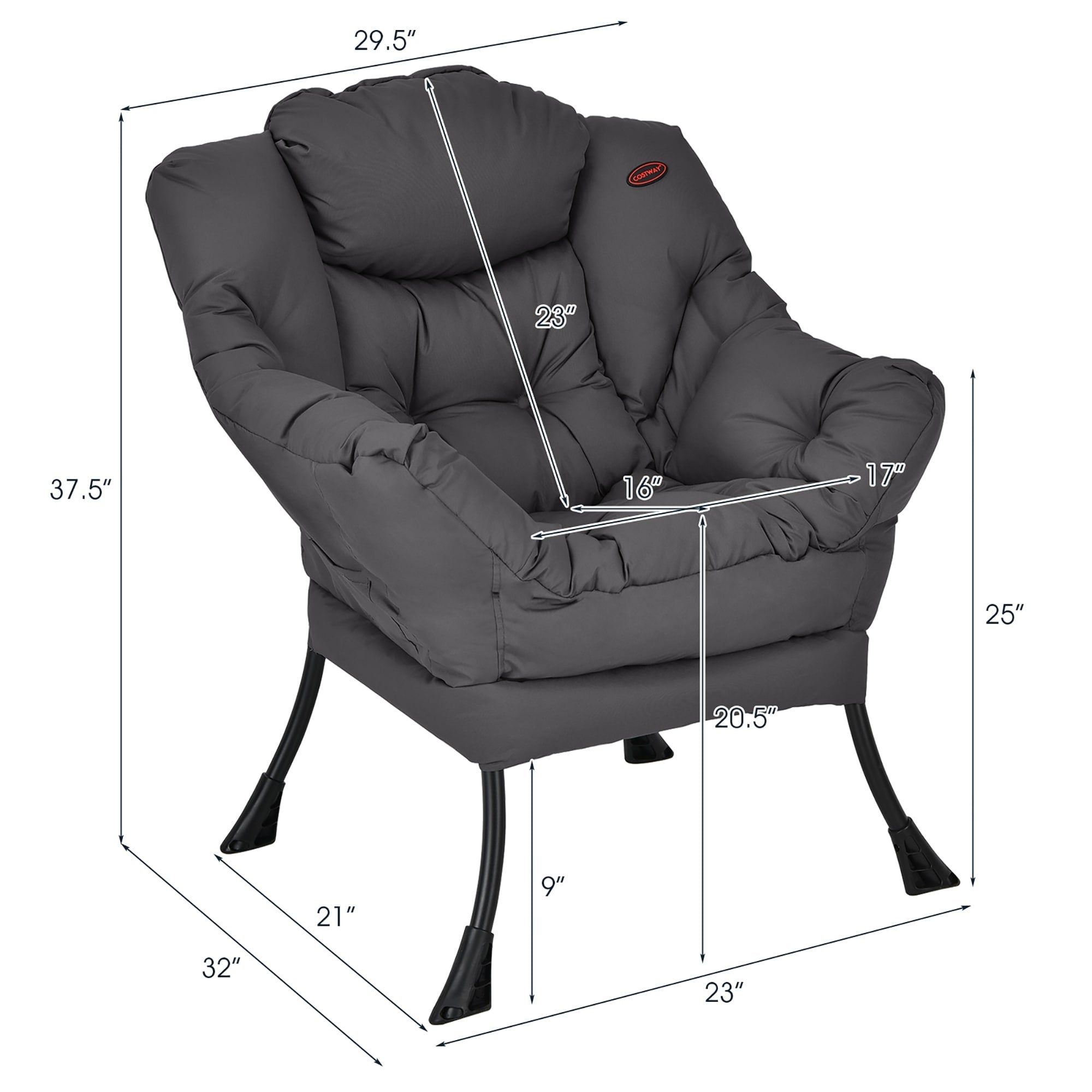 Fauteuil d'appoint moderne pour salon, canapé simple