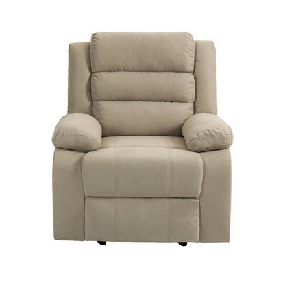 Fauteuil inclinable manuel moderne, canapé en tissu doux pour salon