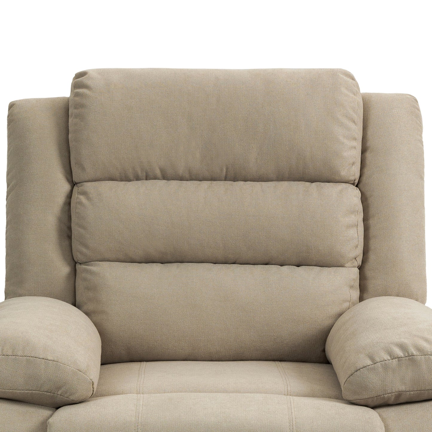 Fauteuil inclinable manuel moderne, canapé en tissu doux pour salon