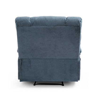 Fauteuil de massage inclinable moderne avec coussins capitonnés et inclinaison manuelle