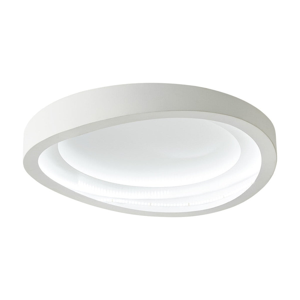 Plafonnier LED encastré blanc mat moderne pour cuisine