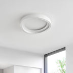 Plafonnier LED encastré blanc mat moderne pour cuisine