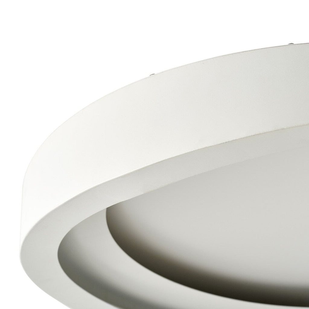 Plafonnier LED encastré blanc mat moderne pour cuisine