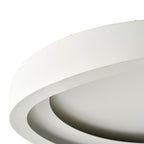 Plafonnier LED encastré blanc mat moderne pour cuisine