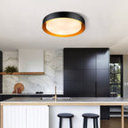 Plafonnier encastré moderne et minimaliste à 2, 3 ou 5 lumières avec abat-jour en métal