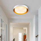Plafonnier encastré moderne et minimaliste à 2, 3 ou 5 lumières avec abat-jour en métal
