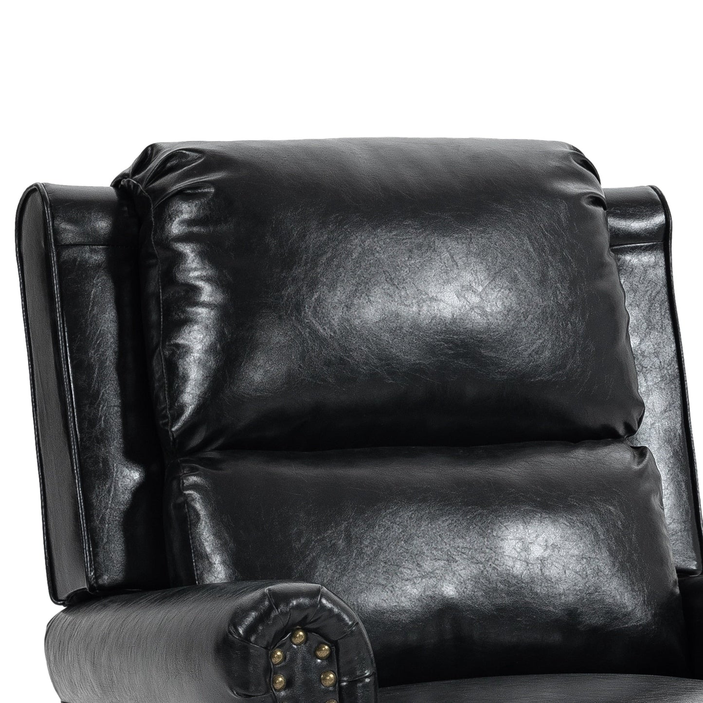 Fauteuil inclinable moderne rembourré en cuir PU