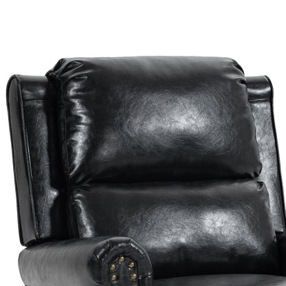 Fauteuil inclinable moderne rembourré en cuir PU