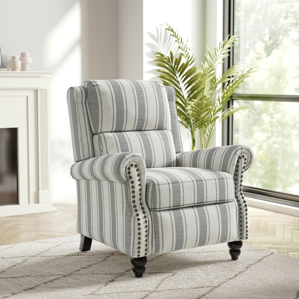 Fauteuil inclinable moderne rembourré en cuir PU
