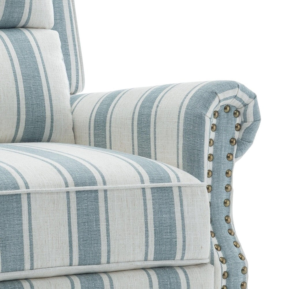 Fauteuil inclinable moderne rembourré en cuir PU
