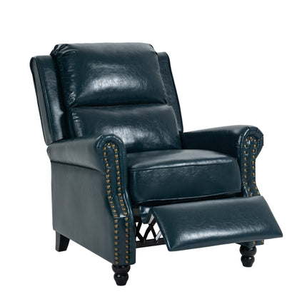 Fauteuil inclinable moderne rembourré en cuir PU