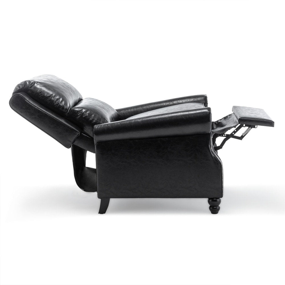 Fauteuil inclinable moderne rembourré en cuir PU
