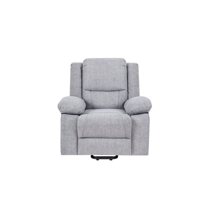 Fauteuil inclinable électrique moderne, canapé chauffant et massant réglable avec rangement latéral, repose-pieds et télécommande