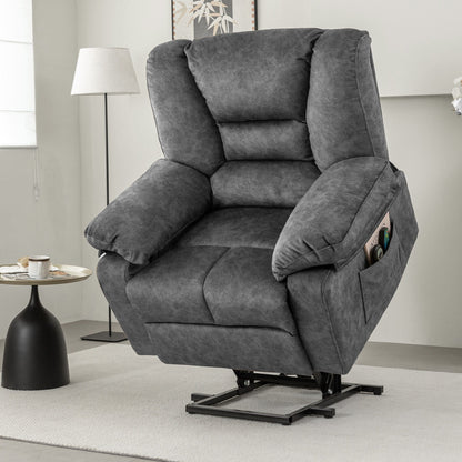 Fauteuil inclinable électrique moderne avec chauffage lombaire et minuterie pour personnes âgées