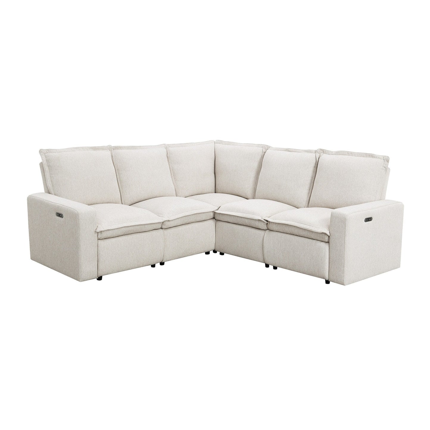 Fauteuil inclinable électrique moderne, canapé moelleux pour home cinéma avec port USB pour salon