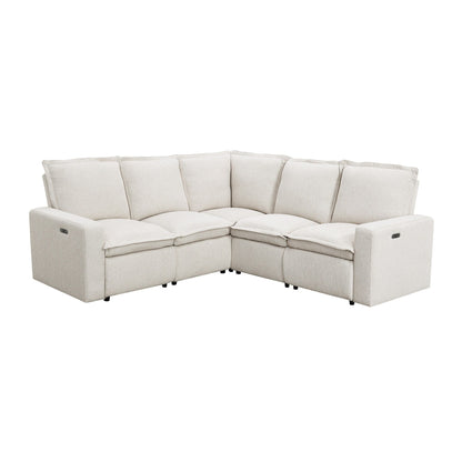 Fauteuil inclinable électrique moderne, canapé moelleux pour home cinéma avec port USB pour salon